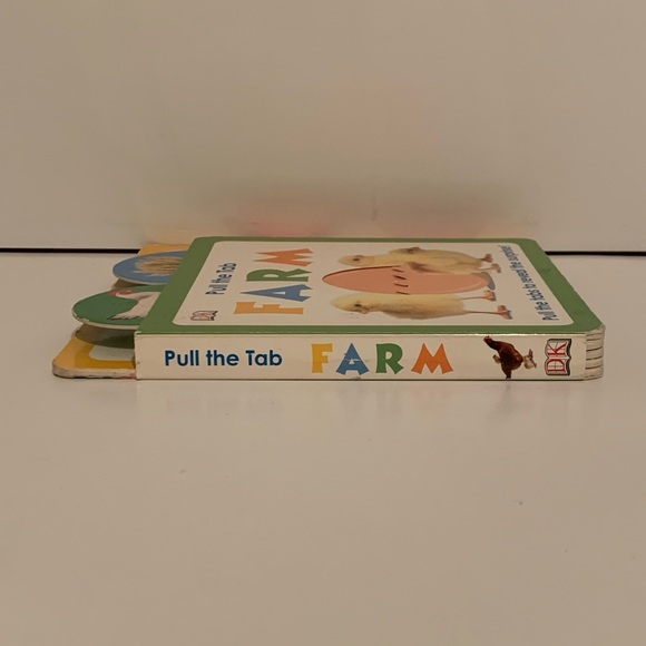 🌾🌻 4/$25 PULL THE TAB FARM BY D.K. PUBLISHING CHILDRENS BOOK 🐄🐖 - Picture 6 of 7